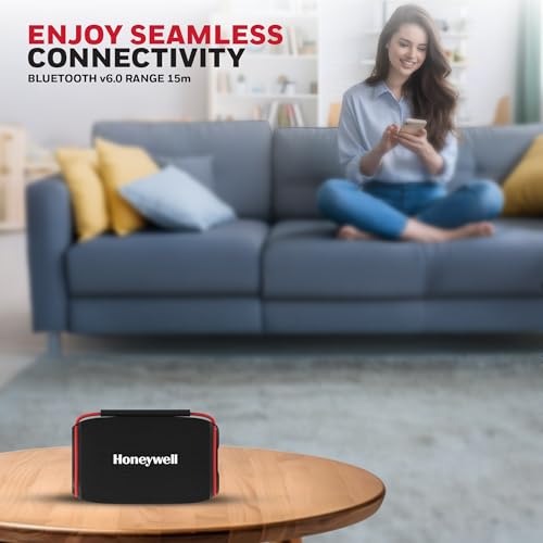 Image of Honeywell Suono V210 Bluetooth 6.0 Speaker, 5W, Deep Bass Dual Radiators, 10H Playback, IPX6, Dual Speaker Pairing, RGB Light, USB /AUX /SD, Type-C Charging, Built-in Mic, 2yr Manufacturer Warranty