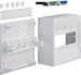 Produktbild Hager GD108N Miniverteiler 180x182x82mm IP30 8 PLE bis 63A m.Klemmen AP-Montage