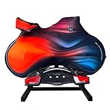 Velo Sock Full Bike Cover for Indoor Storage and Transportation, Dirt Proof and Water Repellent Stretchy Zippered Fabric Bicycle Protection Travel Cover for Bicycle Motion Wave (MTB 29 Water