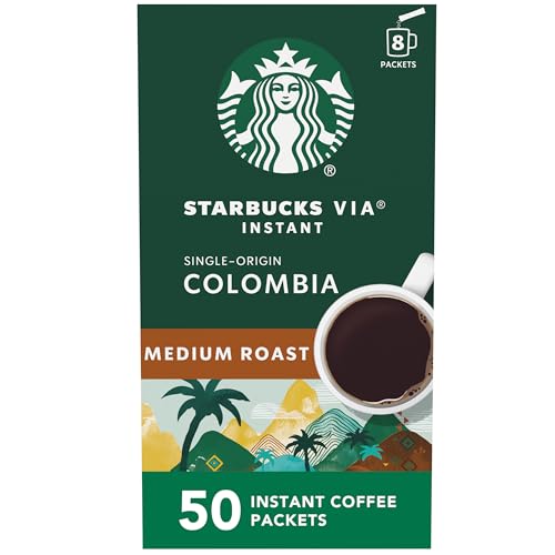 Starbucks VIA Ready Brew Colombia Coffee, 50-Count