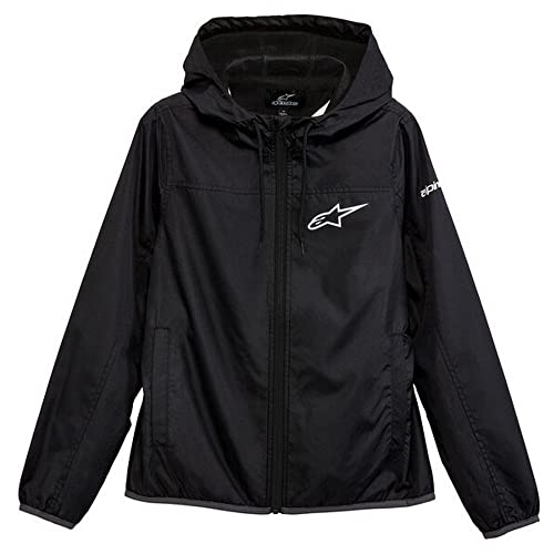 Alpinestars 1232-11910-10-L: Corta vento feminino Treq preto G