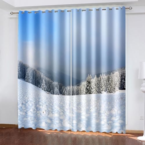 Cortinas largas decorativas para renovar las ventanas del hogar 2
