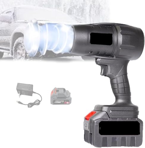 Image of Handheld Storm Machine,Rechargeable Lithium Battery Storm Machine,Cordless Electric Snow Blower,Press to Variable Speed,for Snow Blowing,Lawn Care,Patio(10C)
