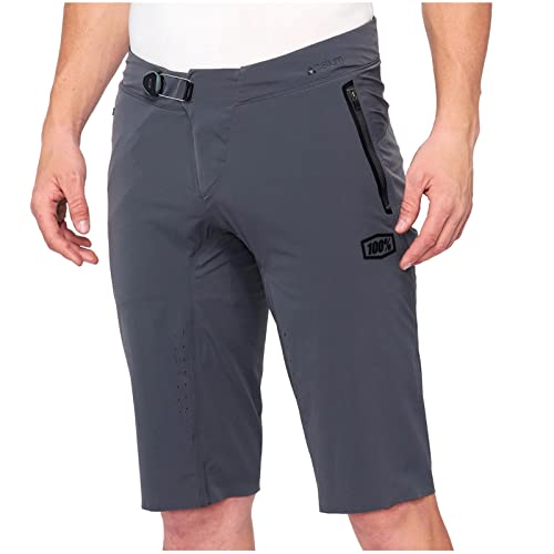 100% Celium Biking Shorts - All Mountain Riding Apparel Charcoal