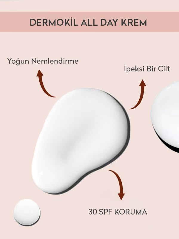 Dermokil Yoğun Nemlendirici Günlük Bakım Kremi 50ml