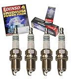 4 pc DENSO Iridium Power Spark Plugs compatible with Honda CR-V 2.0L 2.4L L4 2000-2009