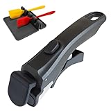 Holylofty Removable Pot Handle, Universal Pan Handle, Replacement for Pots and Pans, Fits All Cookware, Includes Spoon Rest, Durable & Heat-Resistant, Black