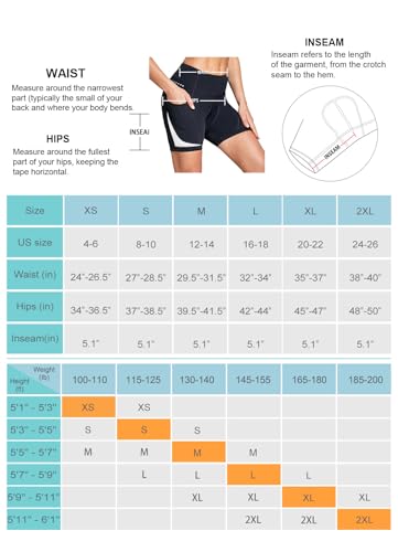 Baleaf BALEAFCAI010A05WBL06105 4D Padded Bike Shorts Women Cycling Underwear Gel Padding Pockets White L thumb #6