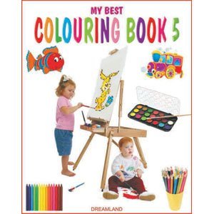 Paperback My Best Colouring Book - 2 Book