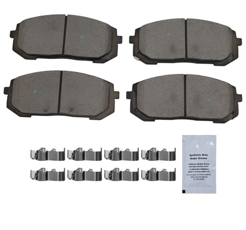 Image of HUSCH D2302 Front Ceramic Brake Pads Kit Fit For Hyundai Sonata 2020-2024, For Kia K5 2021-2022