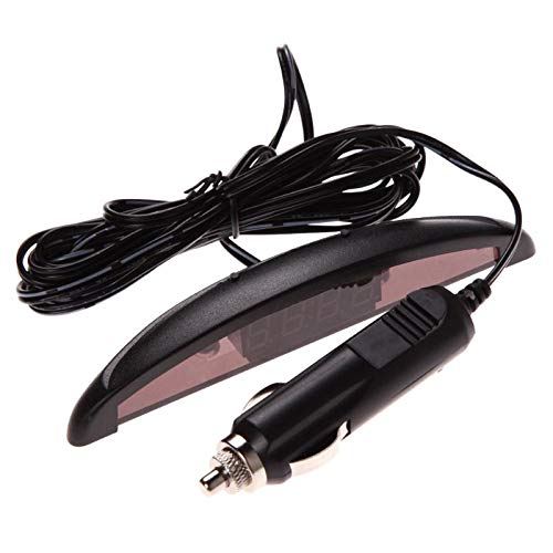 Car Digital LED Electronic LCD Clock Indoor Thermometer Voltmeter 12V 3in1 Voltmeter Thermometer Calendar Digital LED Alarm Car Electronic Clock