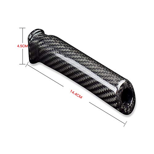 image for AIRSPEED Carbon Fiber Car Handbrake Cover Replace Grip Handle Lever fo