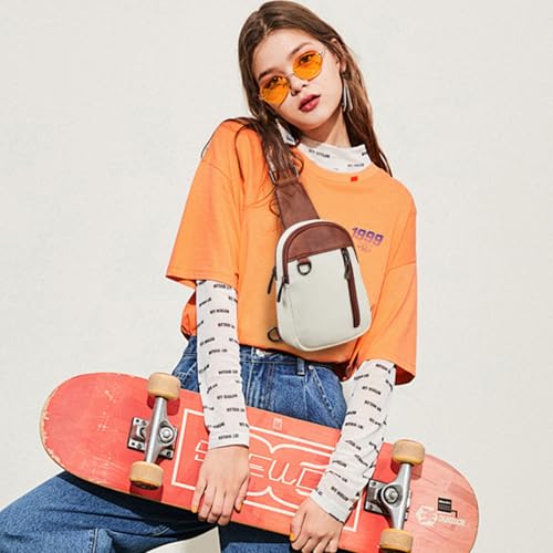 Image of cakang Womens Sling Bag Crossbody Bags for Women Vegan Leather Sling Backpack Daypack Fanny Pack Crossbody Purse Travel