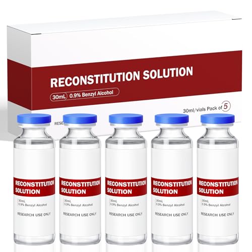 Reconstitution 5 Pack, 30ML in Premium Glass Vials