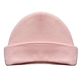 [Preemie Yums] 【未熟児】【低出生体重児】【早産児】【NICU】用 ベビー服：コットン帽子 ピンク 1400～2700ｇ