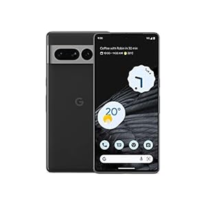 Google Pixel 7 Pro – Entsperrtes Android-Smartphone mit Tele- und Weitwinkelobjektiv – 128GB – Obsidian