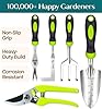 GROWIT Heavy Duty Gardening Tools - Gardening Gifts for Women, Men, Mom, Dad - Durable, Ergonomic Garden Tools Set #1
