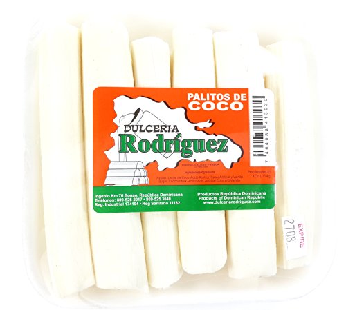 Dominican Sweet Coconut Sticks Dessert Palitos De Coco Dulce 3 Pack #TOP3