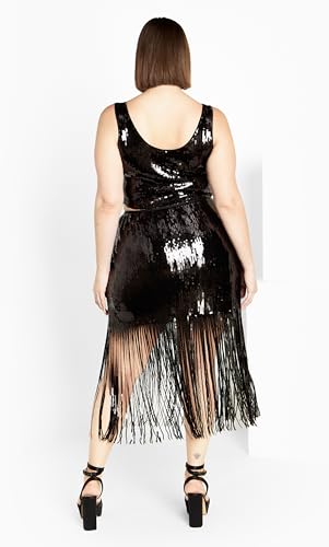 City Chic Women's Apparel Women's Plus Size Savanna Skirt3