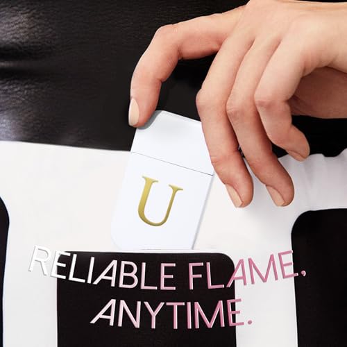Encendedor antorcha dorado elegante para mujer miniatura 5