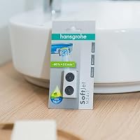 hansgrohe wassersparender Luftsprudler Wasserhahn, mit Durchflussbegrenzer 5 l/min, 2 Stück, M24x1, Strahlregler, Perlator für Wasserhähne, 13182000 – Ansicht 8