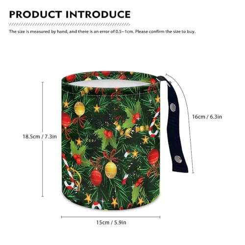 Image of Butterfly Floral Car Trash Can, Cute Portable Collapsible Waterproof Trash Bag for Cars