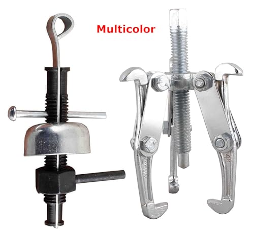 Image of Inditrust 2 in 1 Heavy Bearing Fan Bearing Puller Lever Tool (6201 and 6202) Lever Tool with 4inch 3 leg Bearing puller