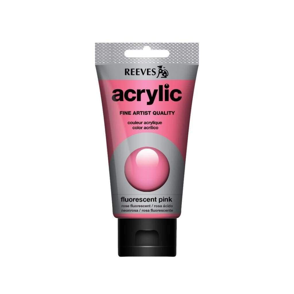 Reeves R0008060 Acrylic Paint, 75ml Volume, Black, Pack of 5 โ image 1