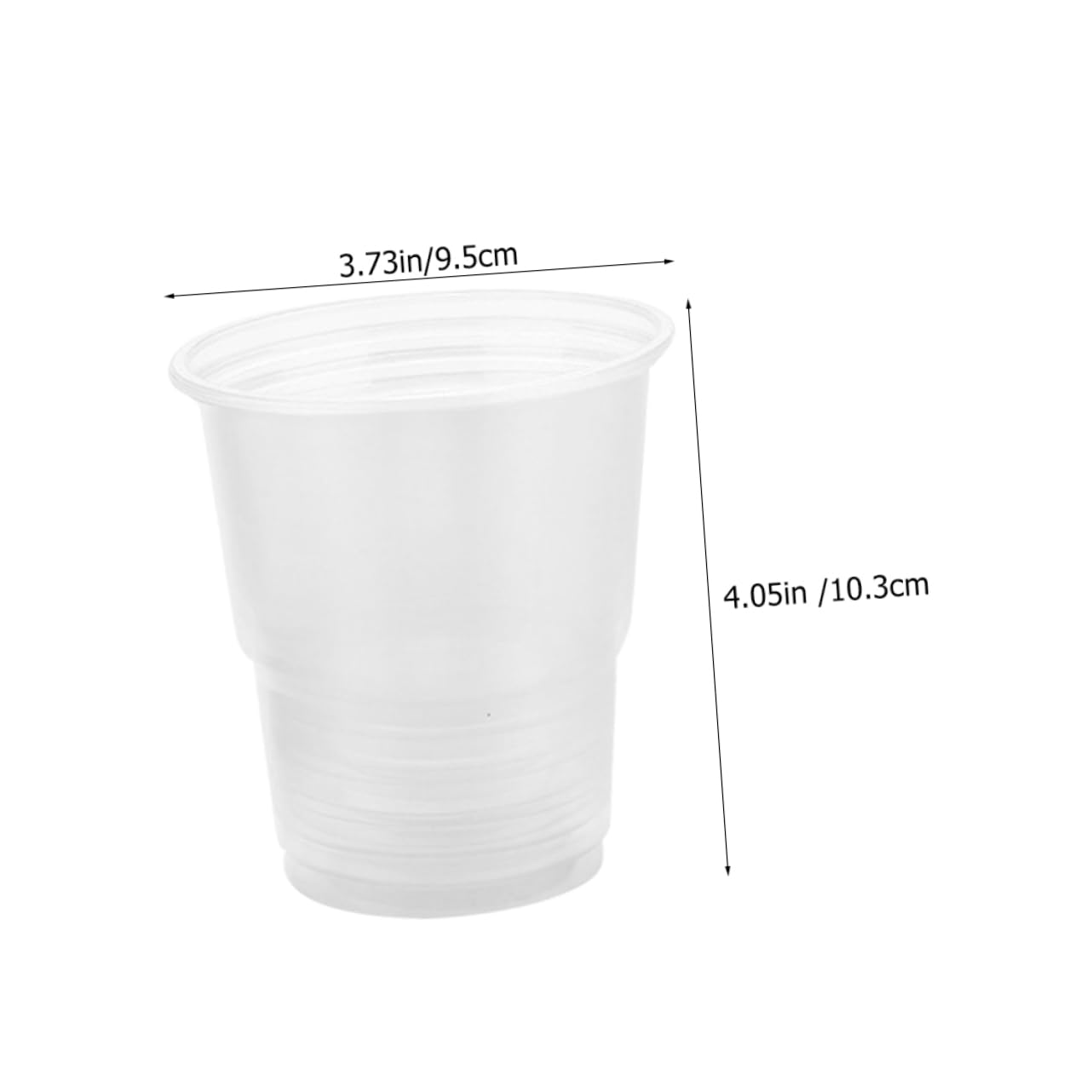 Beavorty 50 Sets Disposable Drink Cup Iced Coffee Cups with Lids Smoothie Cup Dessert Cups Clear Coffee Mug Coffee Mugs with Lids Cool Coffee Cup Coffee Glasses Drinks Decorate Pp re-usable