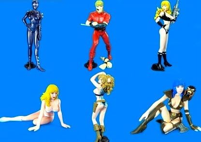 Amazon Hgif スペースアドベンチャー コブラ 不死身の男と刺青の女編 全6種 カプセル玩具 おもちゃ