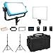 Dracast Plus Series Webcast Kit â€“ Daylight LED 2 Light Kit with V-Mount and Gold Mount Battery Compatibility