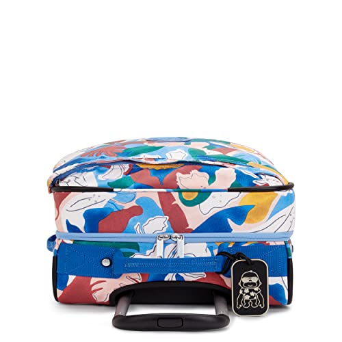 Kipling Spontaneous S Softside Spinner Wheel Luggage, Cabin Sized, Elastic Straps, Botanical Prt, 13''L X 20.75''H X 8.25''D #TOP5
