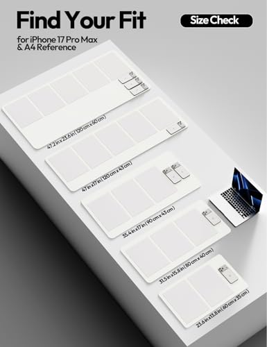 Image of YSAGi Leather Desk Pad Protector, Office Desk Mat, Large Mouse Pad, Non-Slip PU Leather Desk Blotter, Laptop Desk Pad, Waterproof Desk Writing Pad for Office and Home (31.5 inch x 15.8 inch, White)