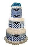 Mustache diaper cake, Little man diaper cake, it’s a boy diaper cake, New baby gift, baby shower centerpiece