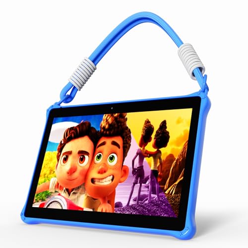 PRITOM 10-Zoll-Kinder-Tablet mit Android 13, 64 GB, erweiterbar...