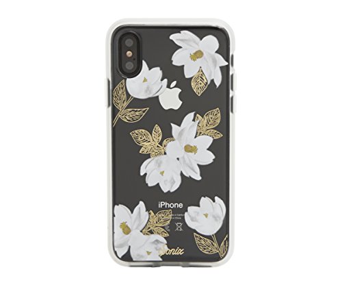 Sonix Oleander Case for iPhone X/XS [Drop Test Certified] Women's Protective White Floral Clear Case for Apple iPhone X, iPhone Xs