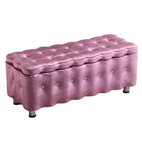 Manque de place ? Tabouret de bureau ottoman de rangement pliable pour optimiser votre salon