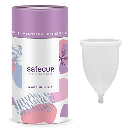 USA Reusable Menstrual Cup for Women | 100% Medical-Grade Silicone, BPA-Free | US FDA Compliant | Leak-Proof, Easy-Open Design Protection for Up to 8-10 Hours | Travel-Friendly & Hygienic – Large