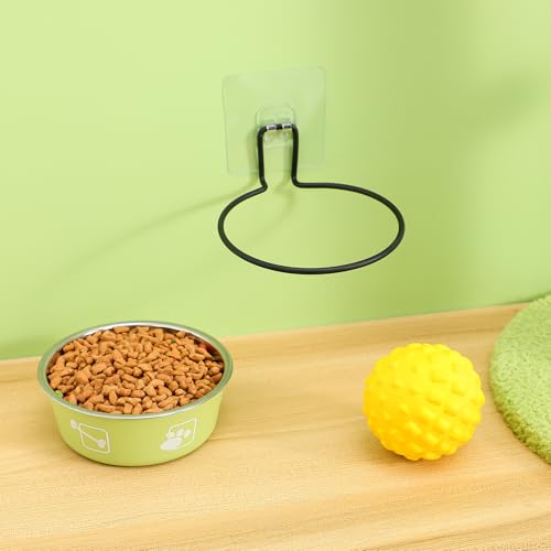 Cuencos elevados de acero inoxidable para perros pequeños que derraman comida en el suelo 6