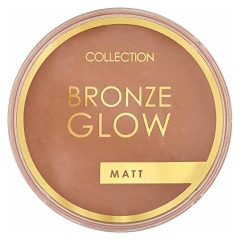 Collection Cosmetics Bronze Glow, Highly Pigmented Matte Bronzer, 15g, Matte Terracotta Cover