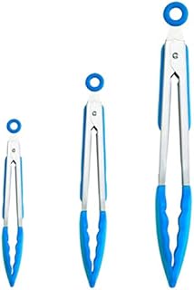Croazhi Kitchen Tongs Hangable Reusable Rust Proof Small Serving Tongs Serving Tongs Buffet