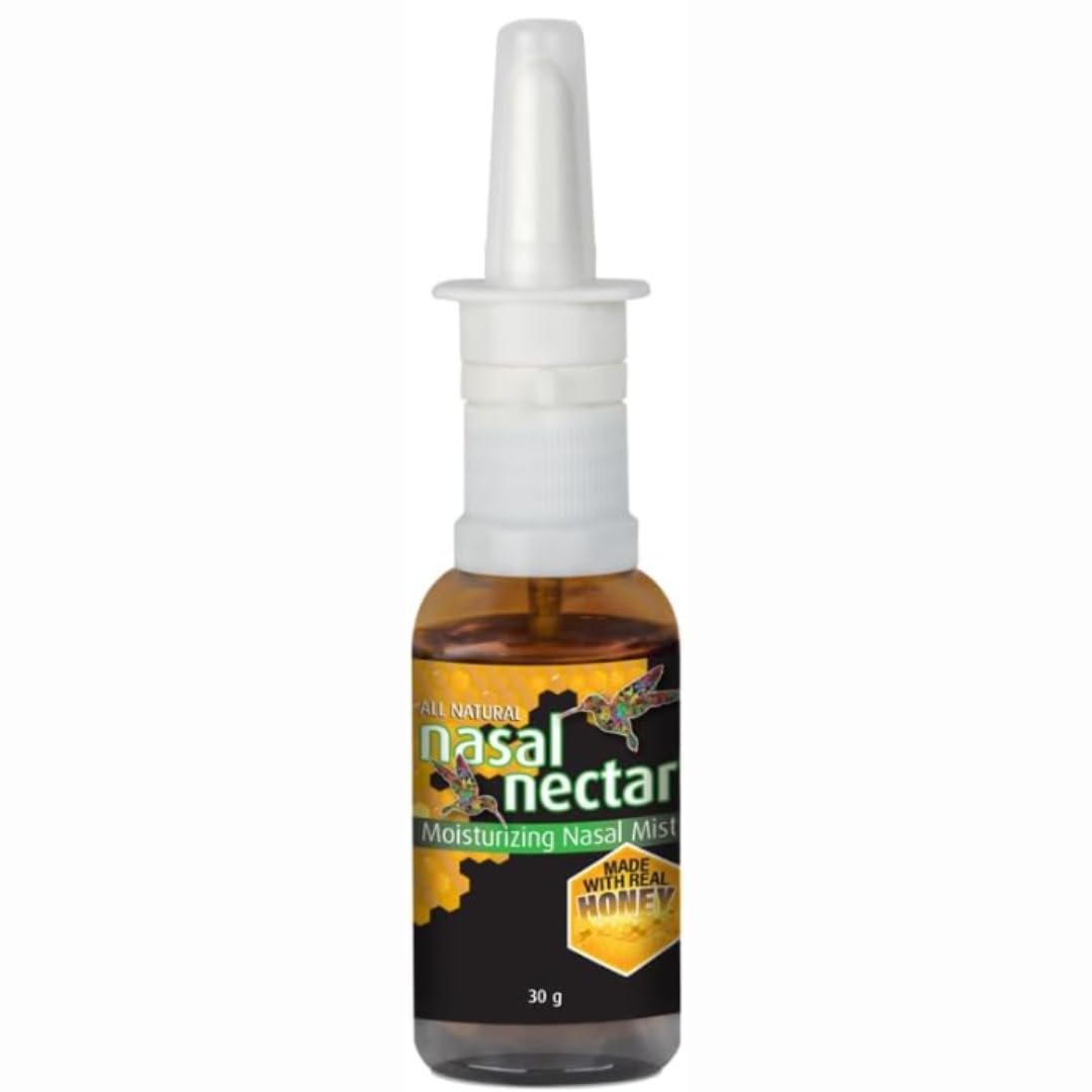 NaturePro Nawilżająca mgiełka do nosa, całkowicie naturalna, 28 g dla suchości nosa zawiera prawdziwy miód