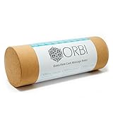 100% NATURAL CORK Foam Roller for Physical Therapy & Exercise | Extra Firm and Holds Shape Better than Petroleum Based Foam Rollers | Eco-Friendly & Non-Toxic Trigger Point Therapy Massage Roller