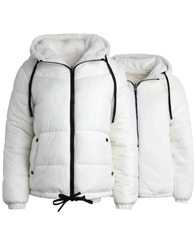 Steve Madden Women's Winter Jacket - Heavyweight Reversible Quilted Puffer Parka Coat Faux Fur Lined Jacket for Women (S-XL)2