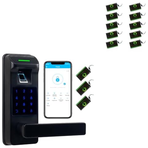 Harfo A01 Fingerprint Door Lock +10 pcs Cards Cover