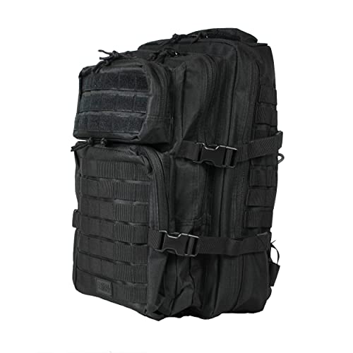 Osage River Fishing Tackle Backpack With Fishing Rod Holder, Large Fishing Tackle Bag For Tackle Trays, Tackle Box Backpack For Bass Fishing Camping Traveling Hunting, Black #TOP2