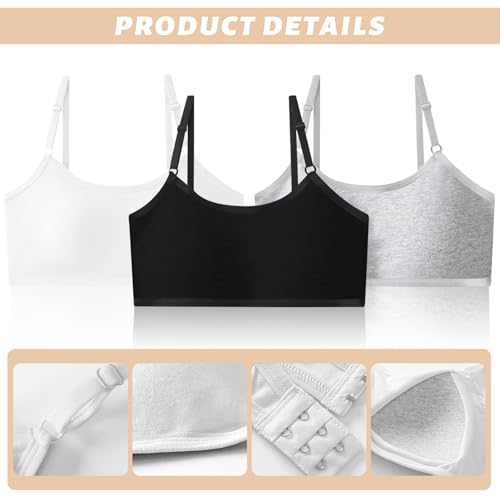 Ropa interior de entrenamiento para niñas con algodón suave y almohadillas 5