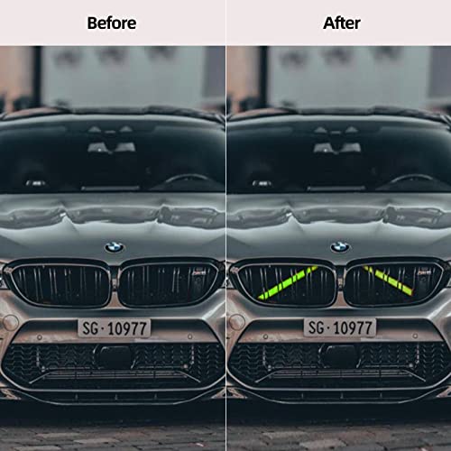 Betterhumz Grille Insert Trims For Bmw F20 F21 F30 F32 F34 F36 3 4 Series M Sport Style M-Performance Grill Strips Accessories (Green) #TOP1