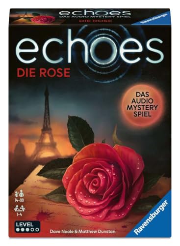 Ravensburger 25102 Echoes Die Rose Radio Play, Board Game for Adults and Teenagers from 14 Years, Small Gifts