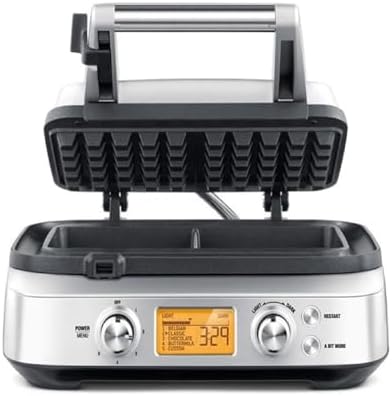 Sage - The Smart Waffle Pro - 2-Slice Waffle Maker with LCD Displ...